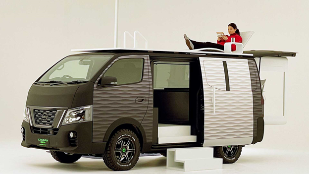 Nissan NV350 Caravan Office Pod Concept