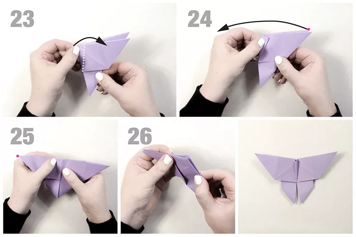 Cách làm một con bướm Origami dễ dàng từ giấy màu A4 NGỌC HÀ - KHO ...