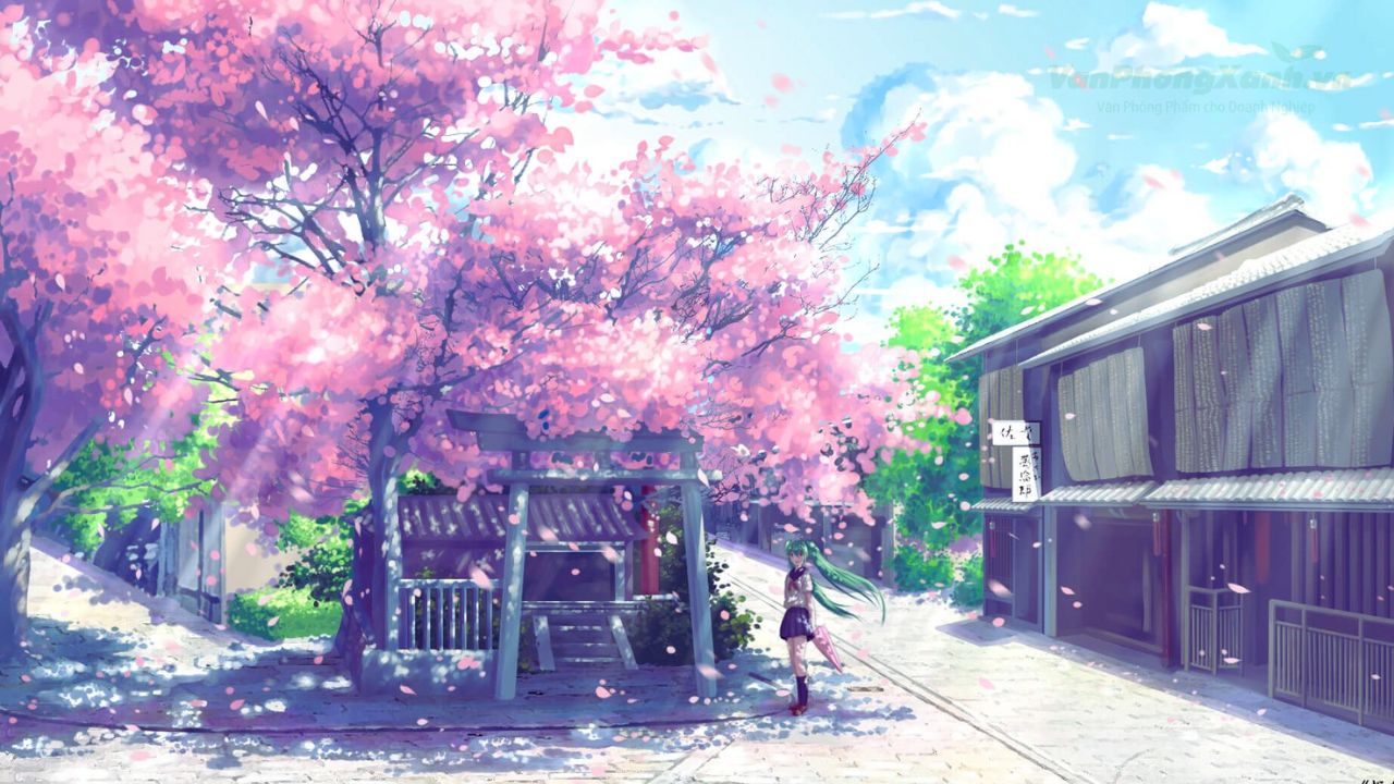 Hình nền anime theo mùa: xuân – hạ – thu – đông