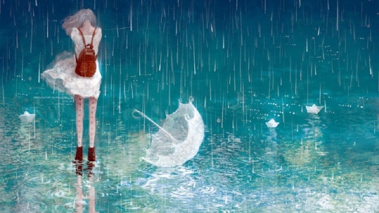 Ảnh tâm trạng buồn với phong cảnh thiên nhiên
