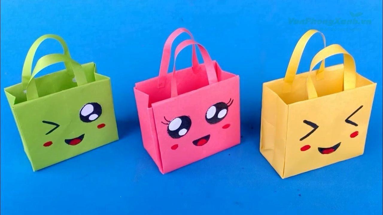 Cách làm túi giấy handmade đẹp đơn giản ngay tại nhà