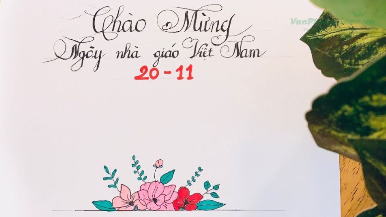Cách trang trí báo tường trên giấy A4 đẹp và ấn tượng