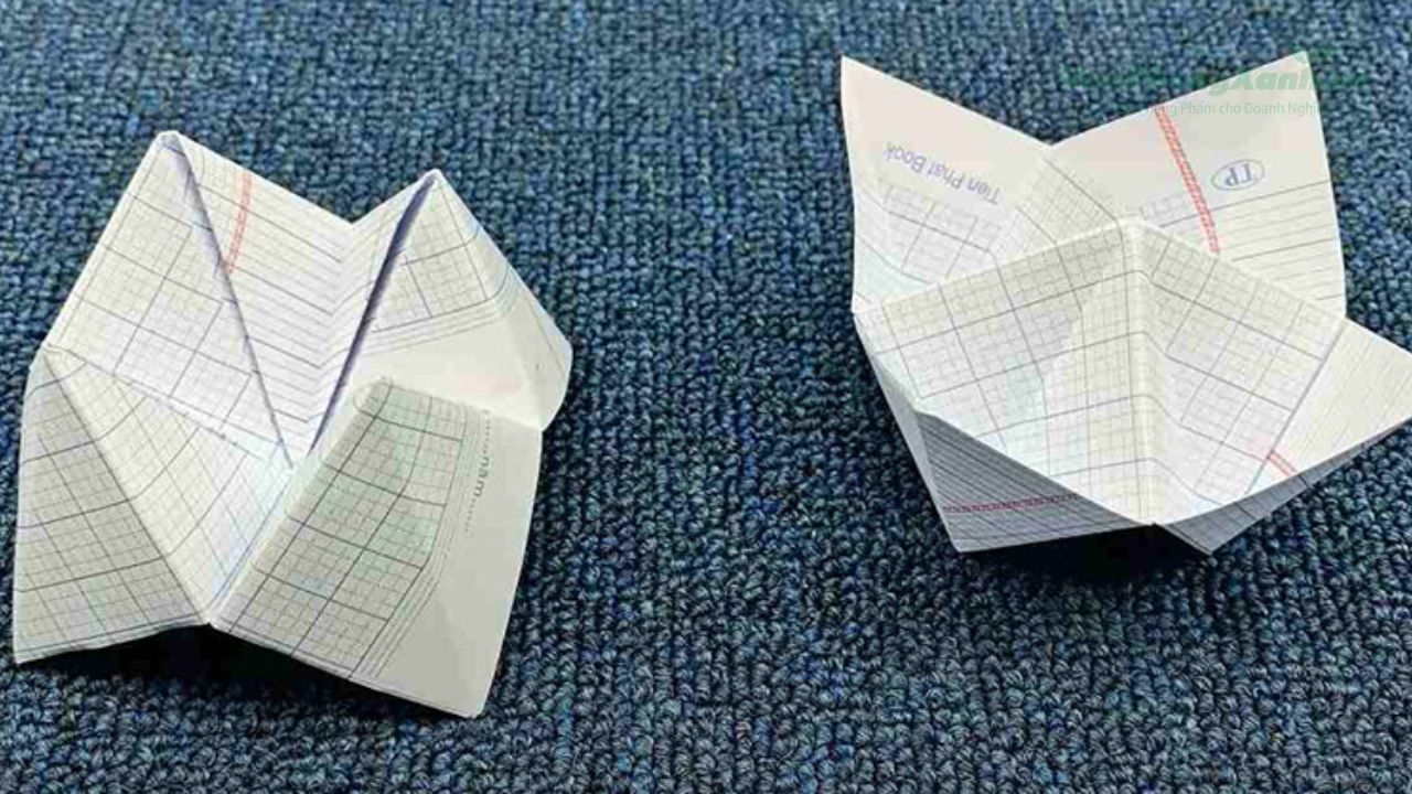 Hướng dẫn chi tiết cách gấp Đông Tây Nam Bắc giấy