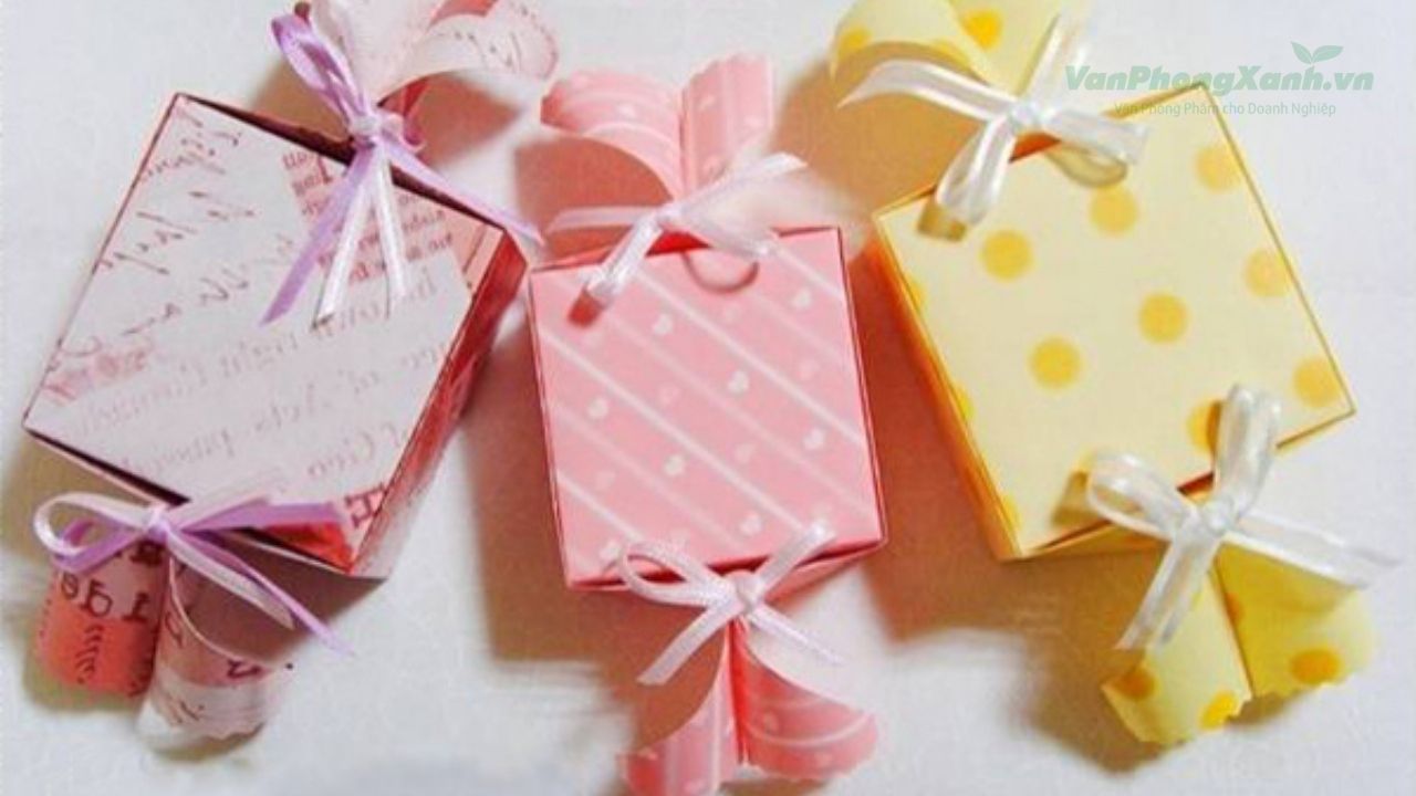 Các bước gấp hộp quà handmade cơ bản