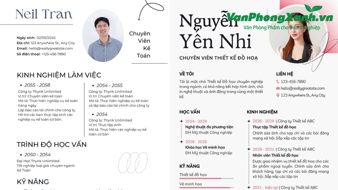 Bố cục chuẩn của một mẫu CV xin việc chuyên nghiệp