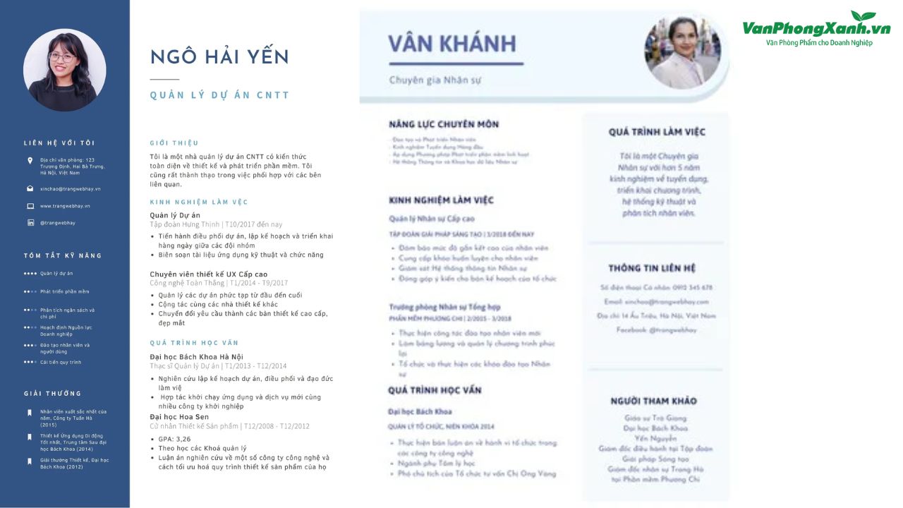 Mẫu CV xin việc chuẩn